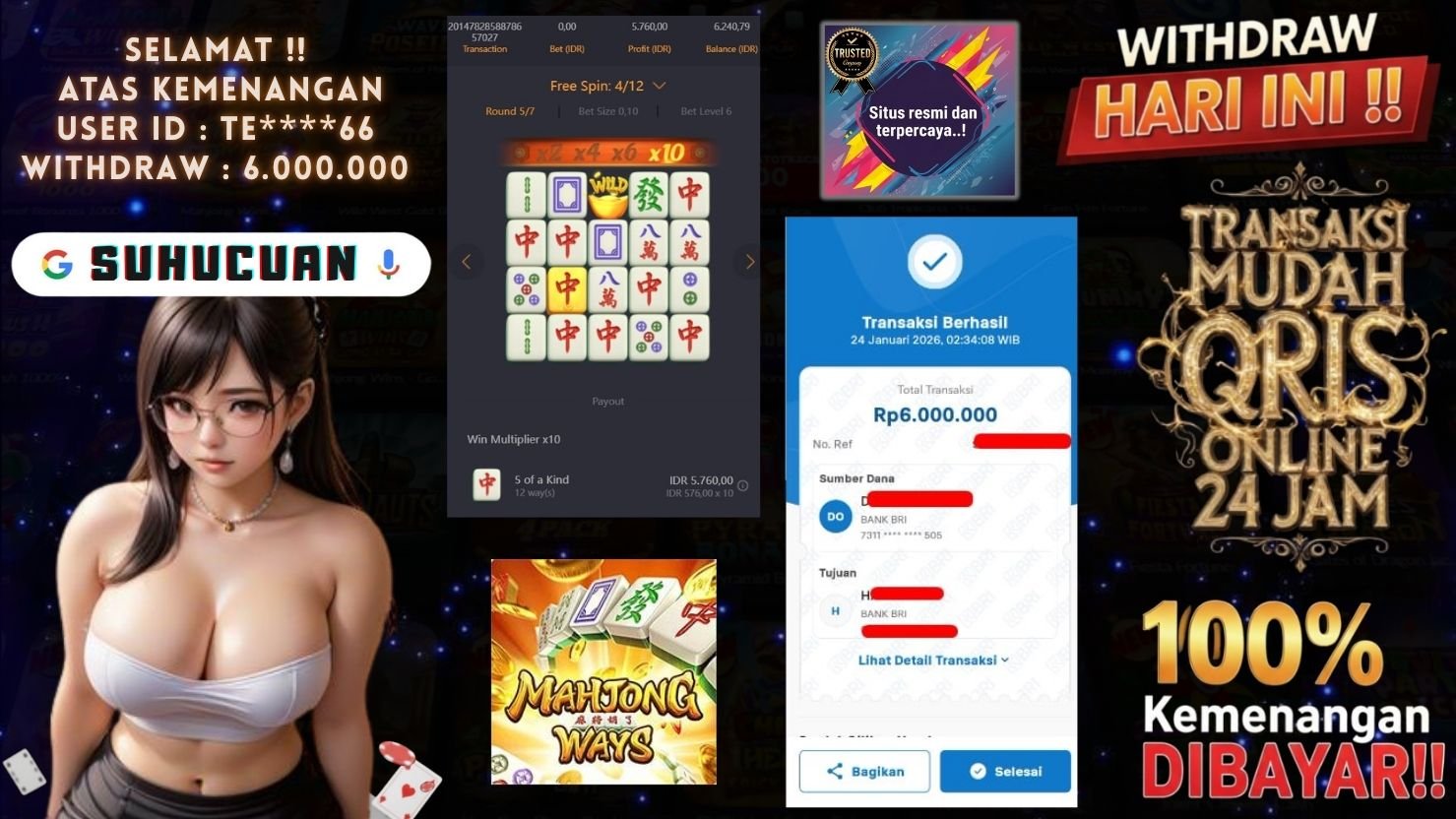 SUHUCUAN JACKPOT SLOT MAHJONG WAYS